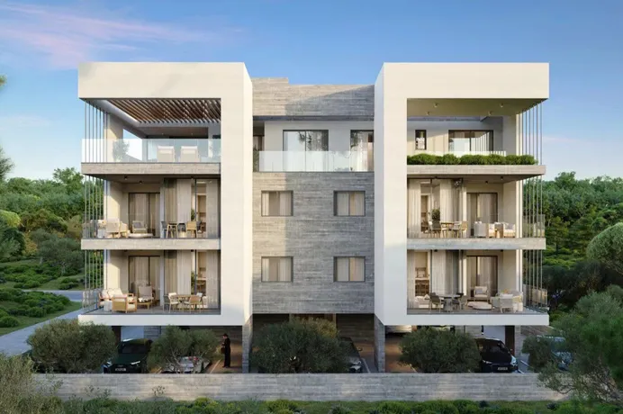 Новая закрытая резиденция с садом и парковкой в центре Героскипу, Кипр