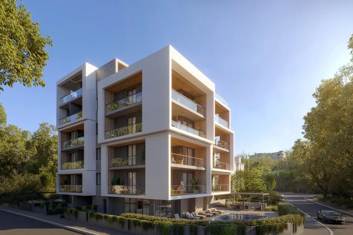 Новая закрытая резиденция с бассейном рядом с пляжем, Гермасогейя, Кипр