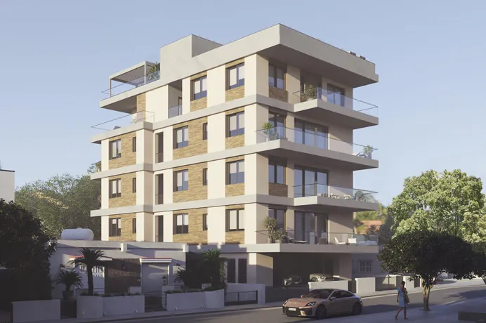 Новый проект с бассейном и панорамной террасой, Меса Гетония, Кипр