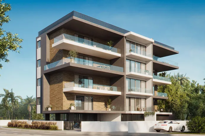 Новая резиденция с бассейном в 600 метрах от пляжа, Гермасогейя, Кипр