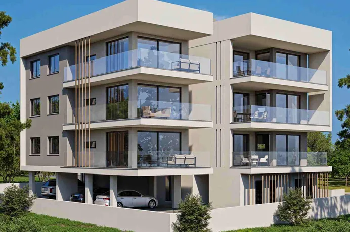 Новый проект с парковкой и видом на море, Пафос, Кипр