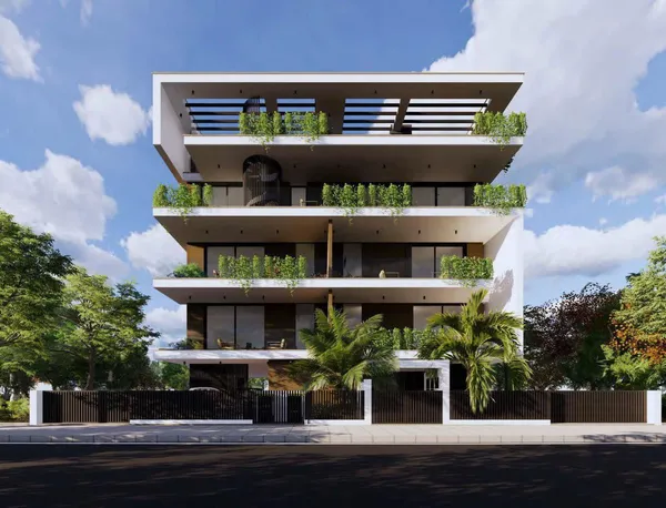 Новая резиденция с бассейном и спа-зоной рядом с пляжем, Героскипу, Кипр